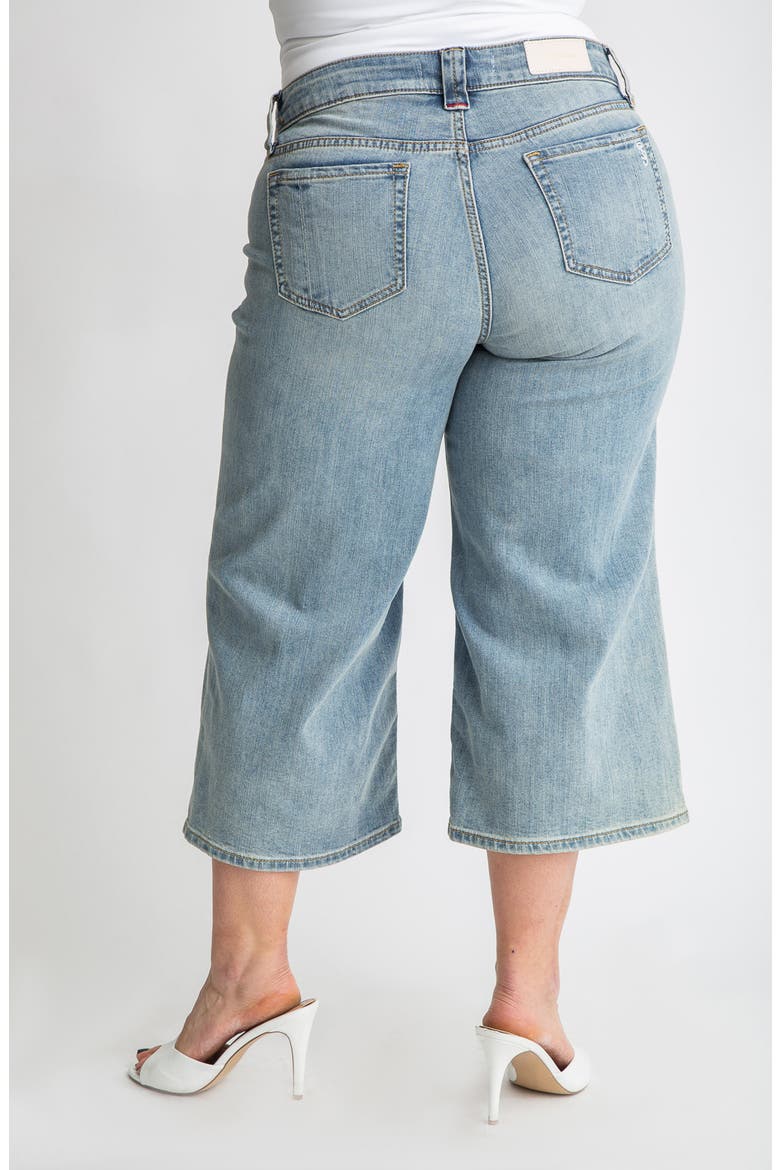 Crop Wide Leg Jeans, Alternate, color, CORA