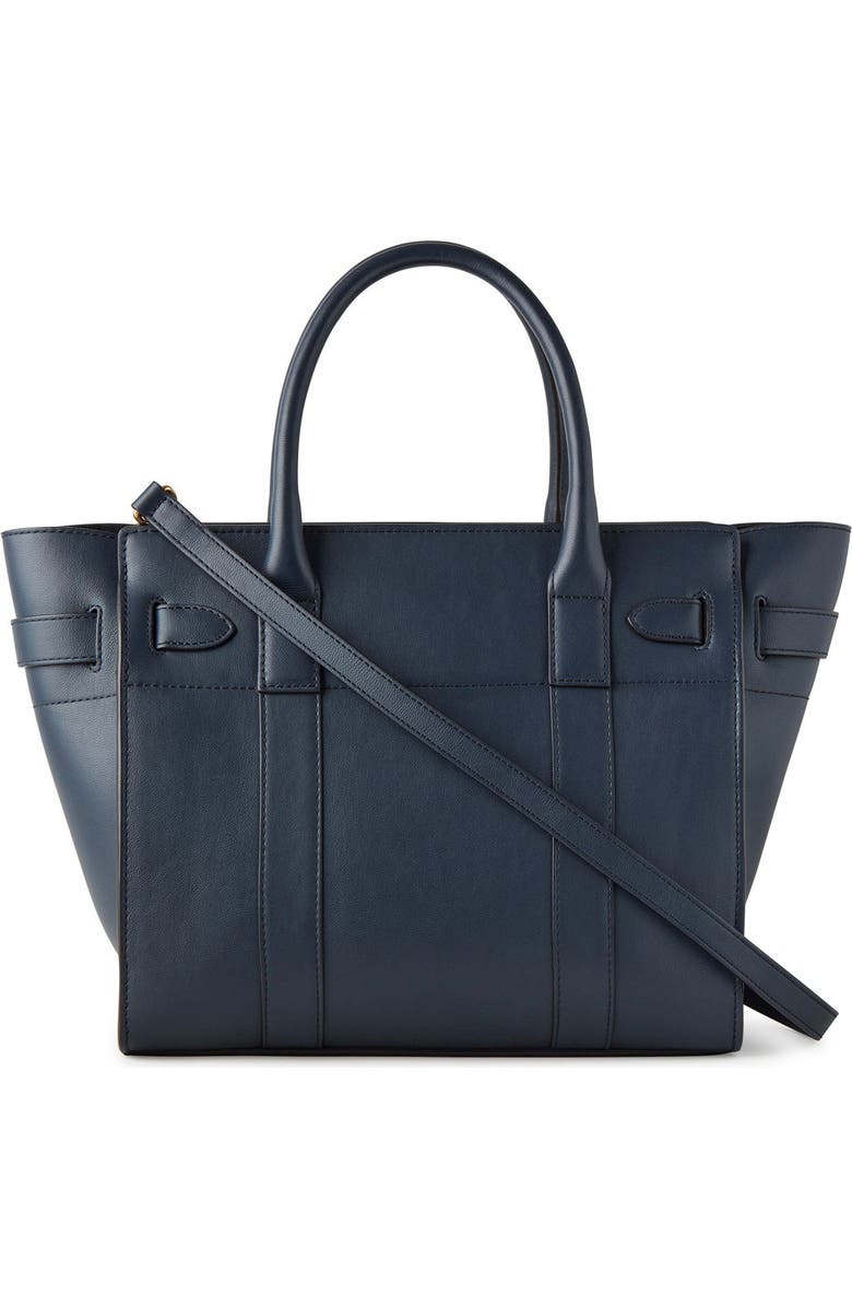 Mulberry Small Zip Bayswater Classic Leather Tote, Alternate, color,