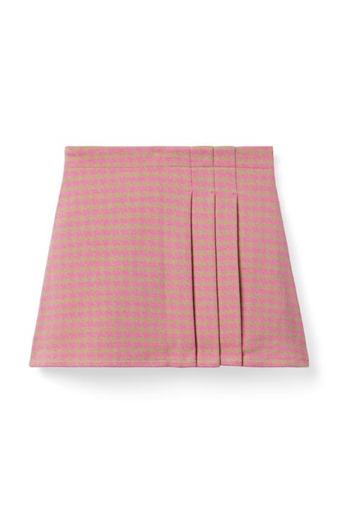 The Houndstooth Pleated Skirt (Toddler)