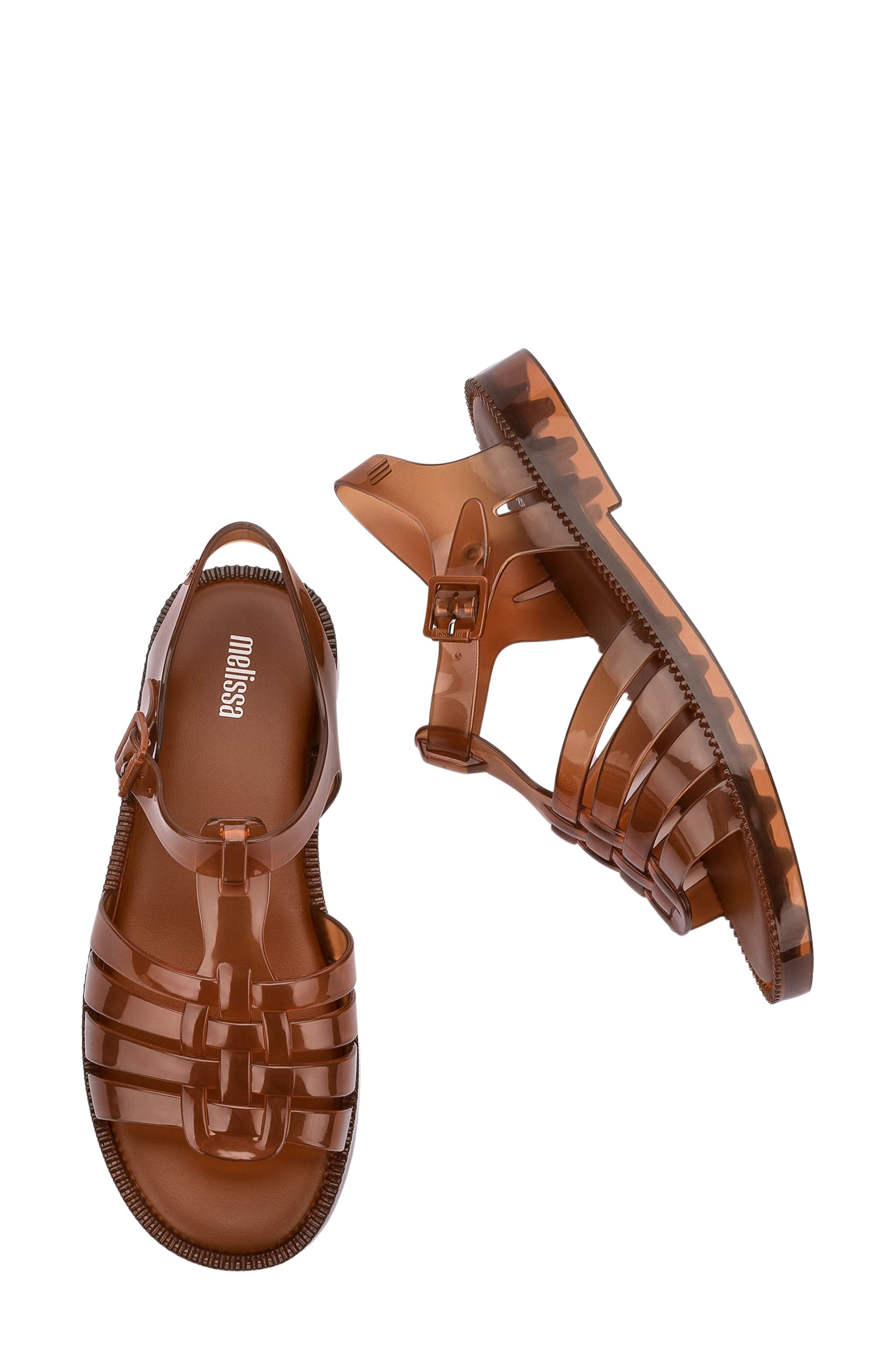 Melissa Possession Fresh Sandal, Alternate, color, Brown
