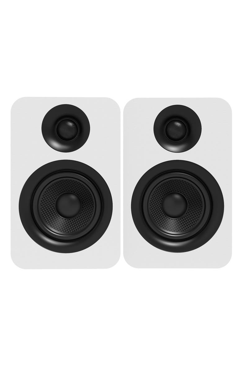 Kanto YUP4 Passive Bookshelf Speakers with 1" Silk Dome Tweeter & 4" Kevlar Woofer - Pair, Alternate, color, White