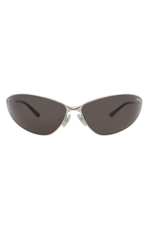 93mm Shield Mirrored Sunglasses
