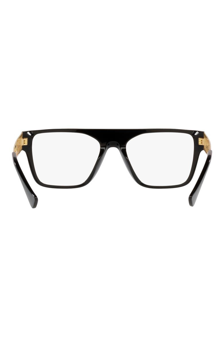 55mm Recangular Optical Glasses, Alternate, color, BLACK