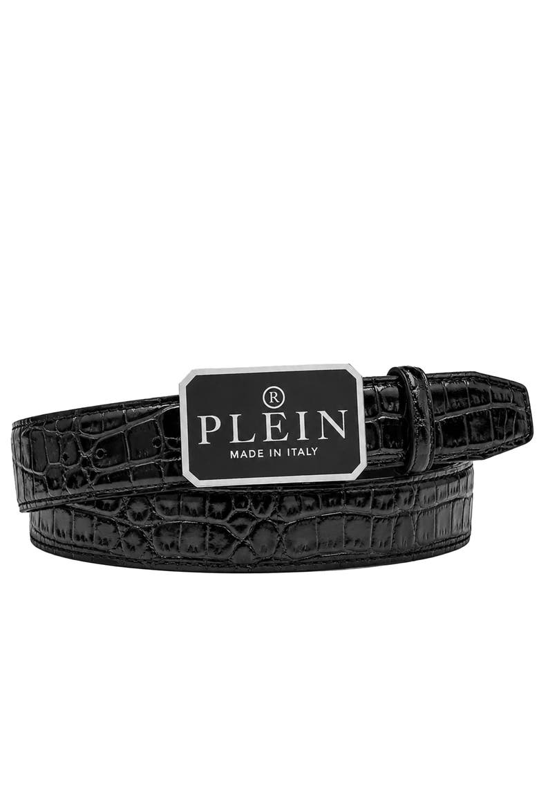 Belt Cocco Men, Main, color, black/nickel