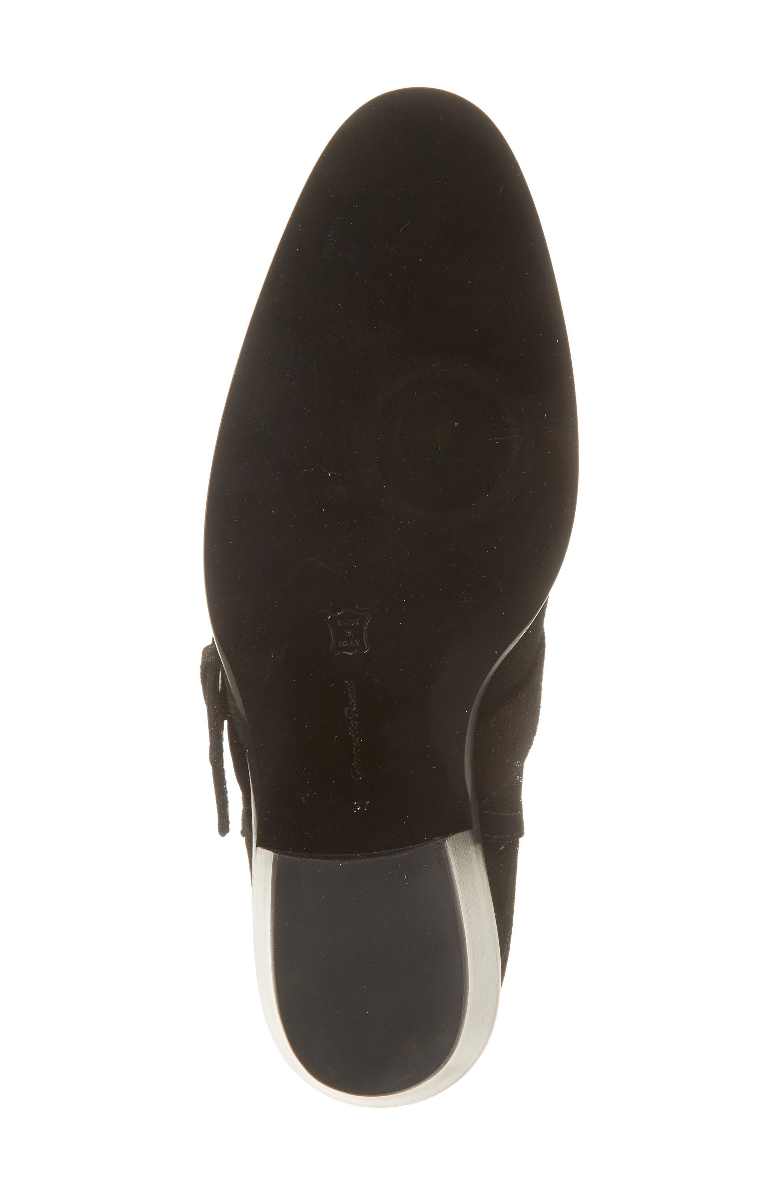 Gianvito Rossi Buckle Bootie, Alternate, color, Black Nero