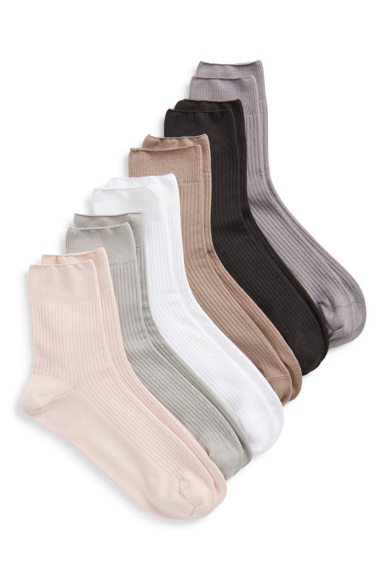 Assorted 6-Pack Crew Socks, Main, color, NEUTRAL PACK