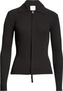 Courrèges Rib Double Zip Cardigan