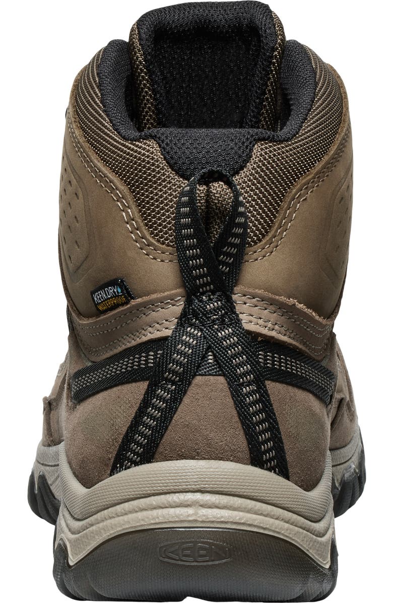 KEEN Targhee IV Waterproof Mid Hiking Shoe, Alternate, color, Brindle/ Canteen