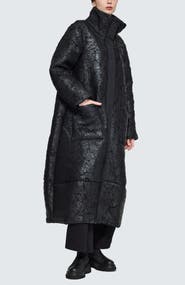 LUUKAA Fiora Voluminous Coat & Hand Muff