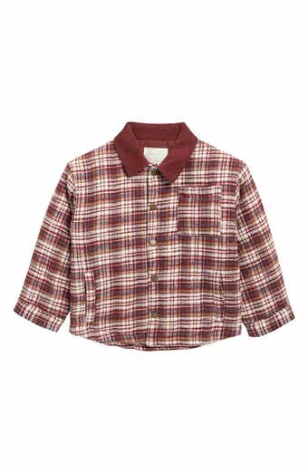 Kids' Nashville Quilted Plaid Flannel Shirt Jacket