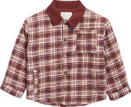 Rylee + Cru Kids' Nashville Quilted Plaid Flannel Shirt Jacket