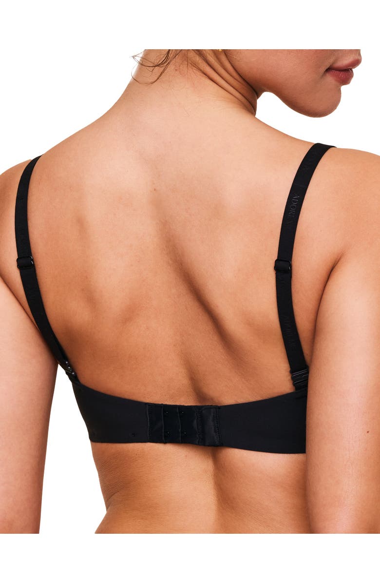 Adore Me Valory Contour Plunge Bra, Alternate, color, Black