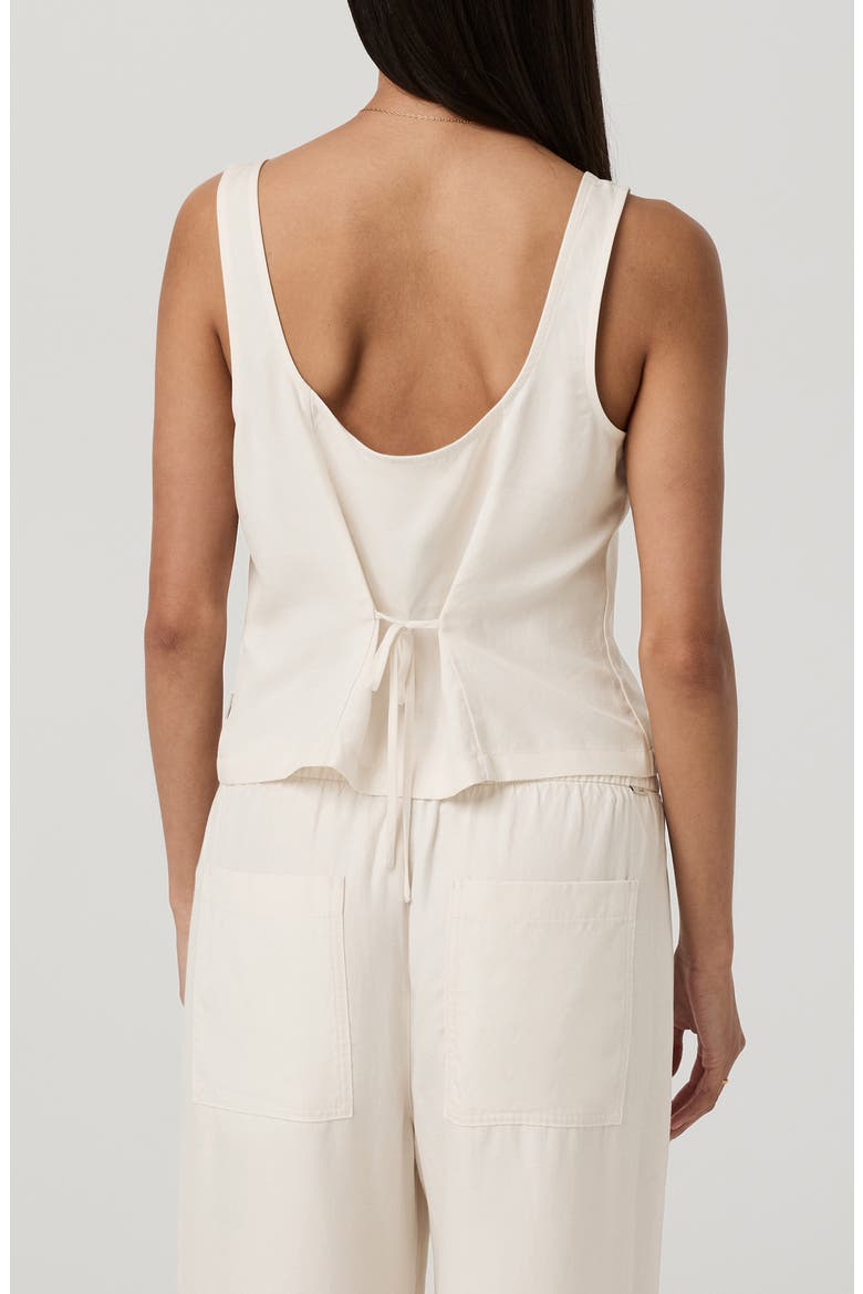 Trestles Twill Button Tank, Alternate, color, NATURAL