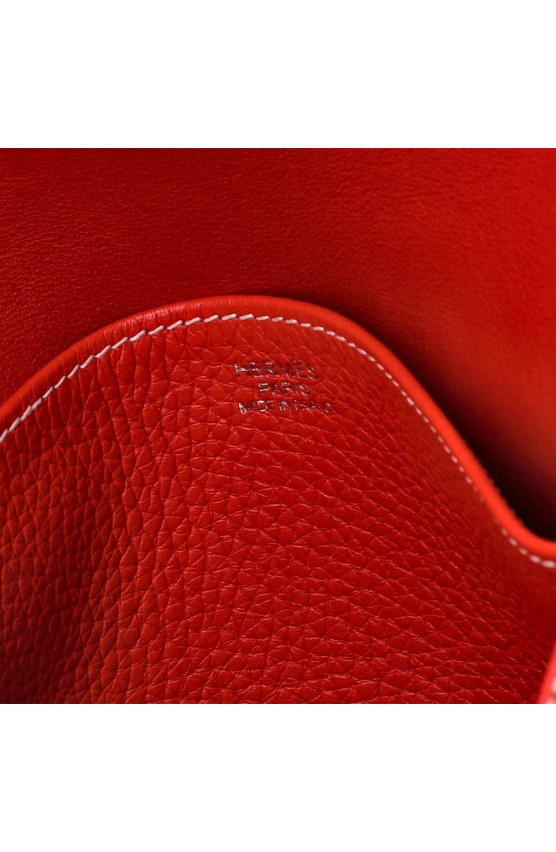 Pre-Owned Hermes Halzan Bag Clemence 31, Alternate, color, Rouge Casaque