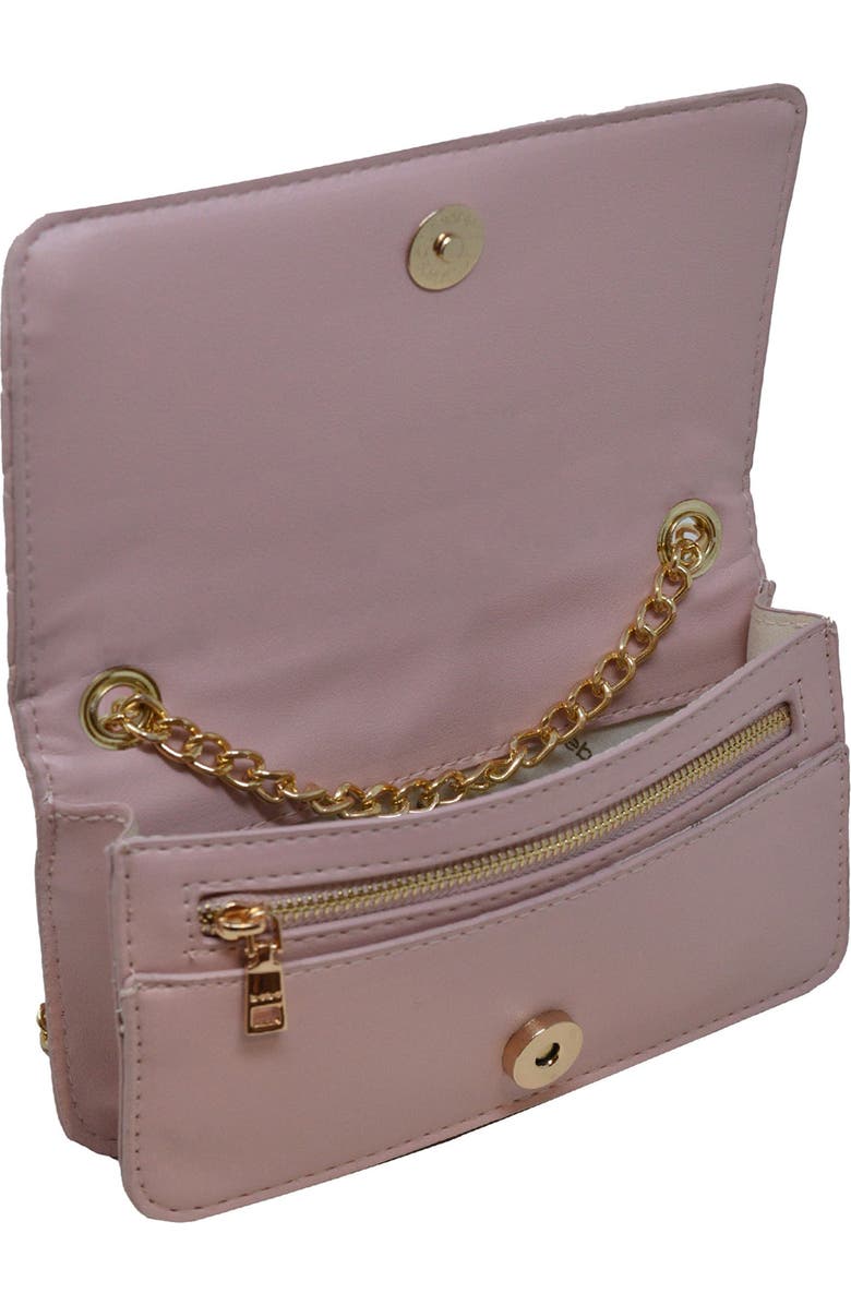bebe Mini Sophia Crossbody Bag, Alternate, color, Dark Blush