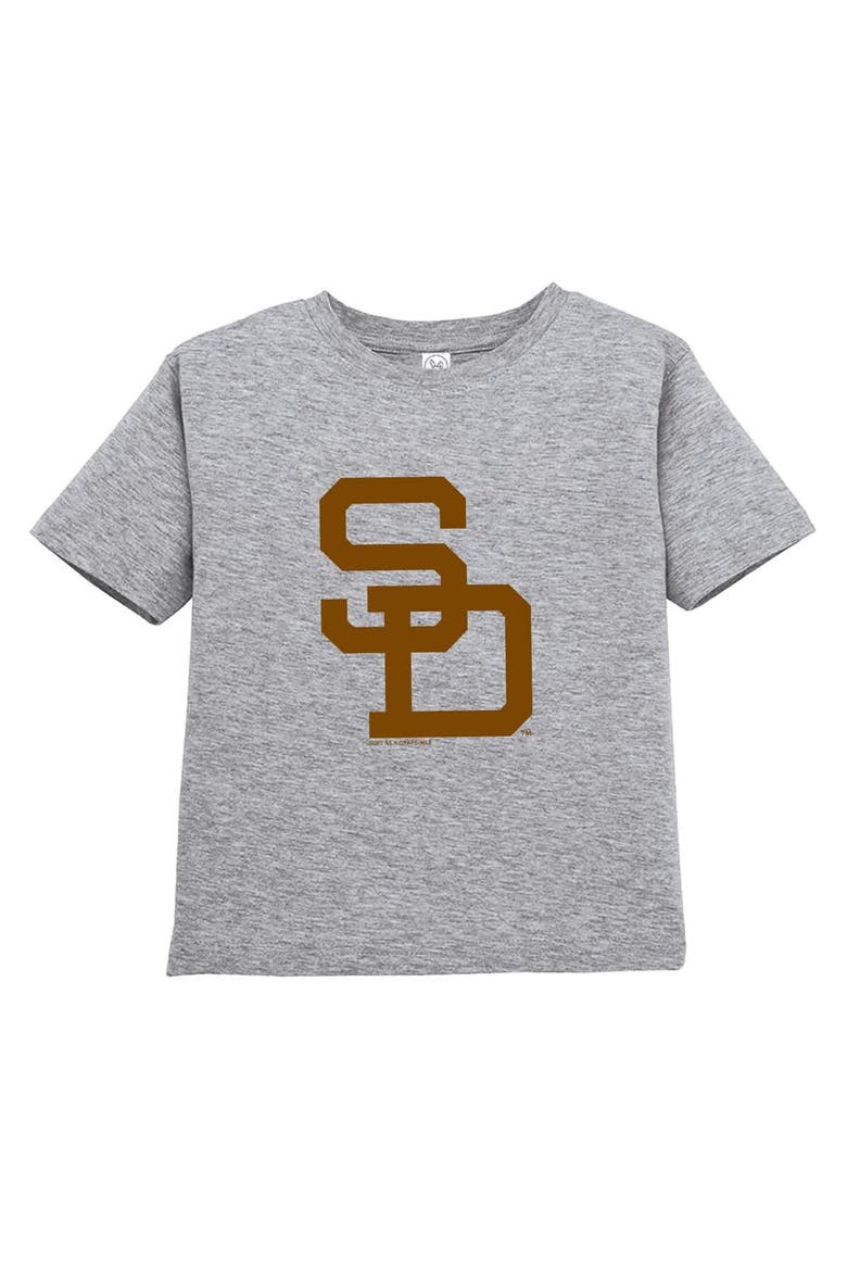 Toddler Soft as a Grape Brown/Gray San Diego Padres Cooperstown Collection Two-Pack T-Shirt Set, Alternate, color, Brown