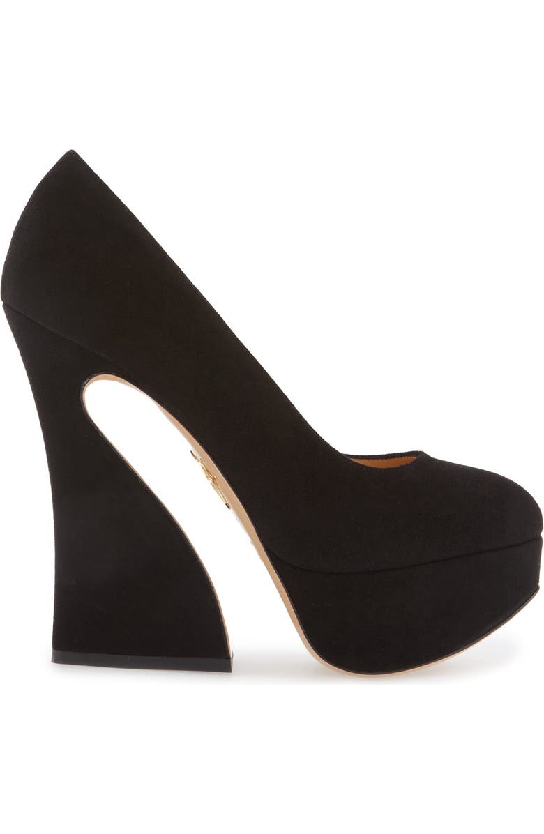 Charlotte Olympia 'Millicent' Platform Pump, Alternate, color,