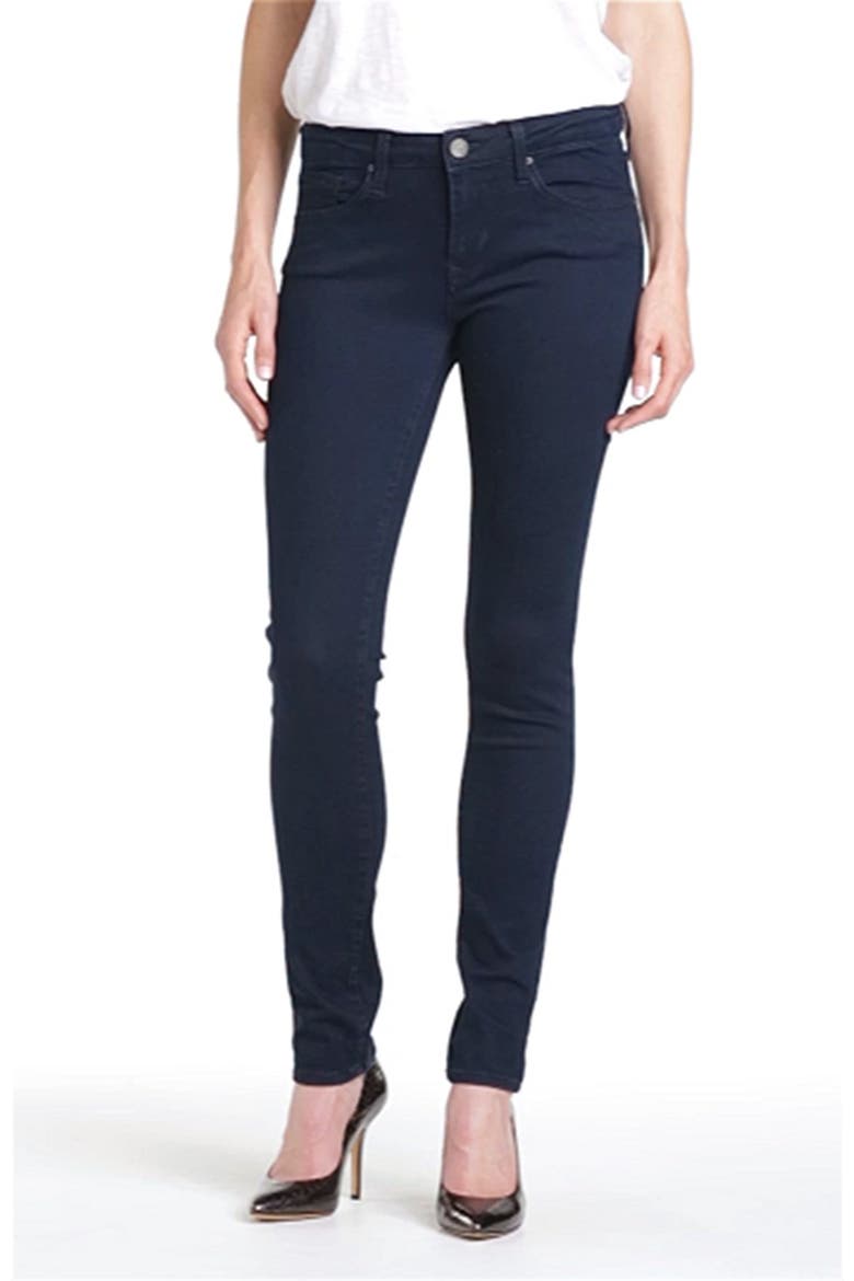 'Alexa' Midrise Skinny Jeans, Alternate, color, DARK SHANTY