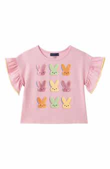 Andy & Evan Kids' Flutter Sleeve Graphic T-Shirt