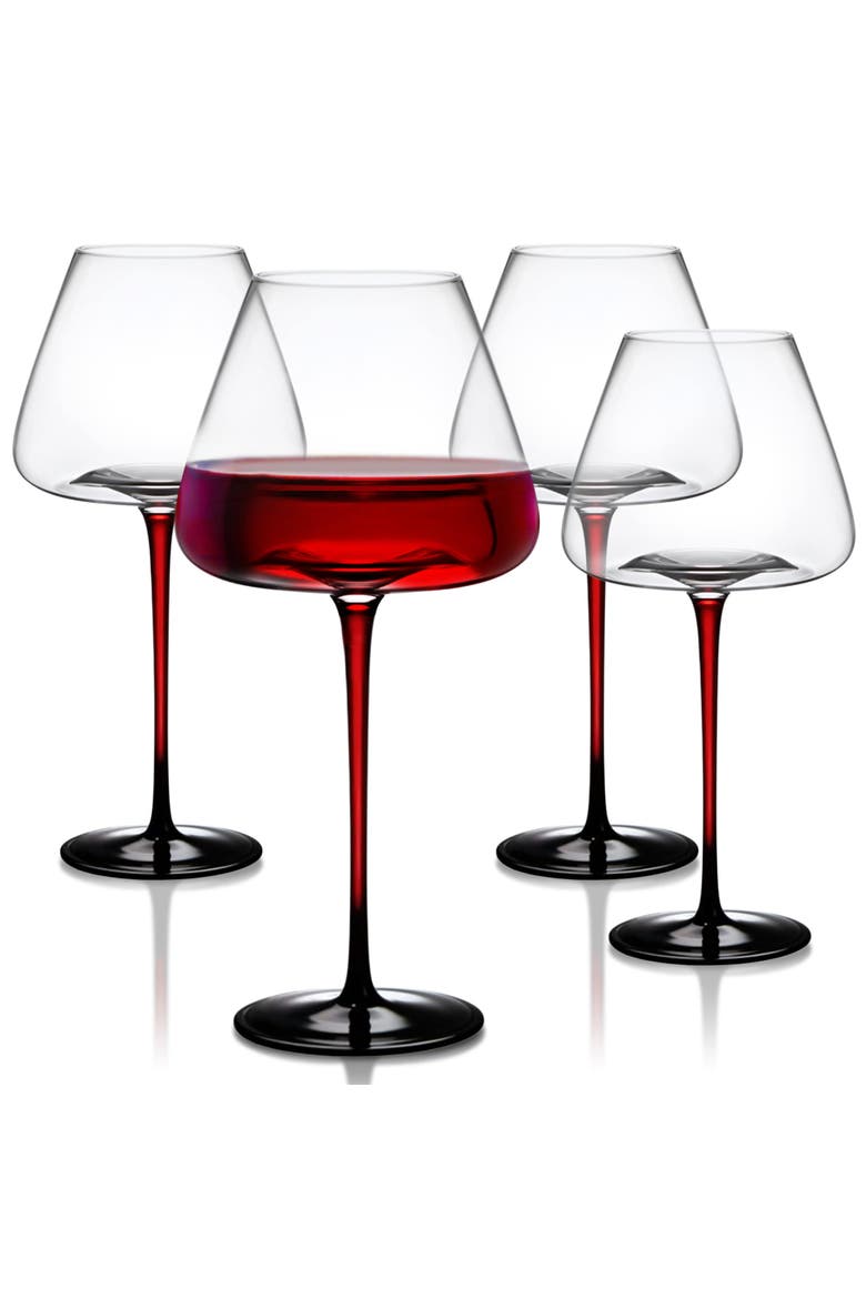 Extra Large Concave Champagne Glasses - 24oz - Set of 2, Main, color, Clear