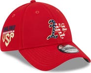 New Era Men's New Era Red Oakland Athletics 2023 Fourth of July 39THIRTY Flex Fit Hat