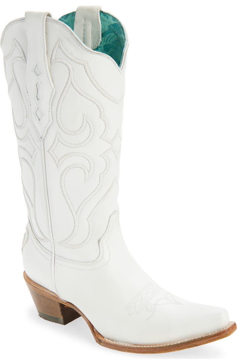 CORRAL Embroidered Mid Calf Western Boot, Main, color,