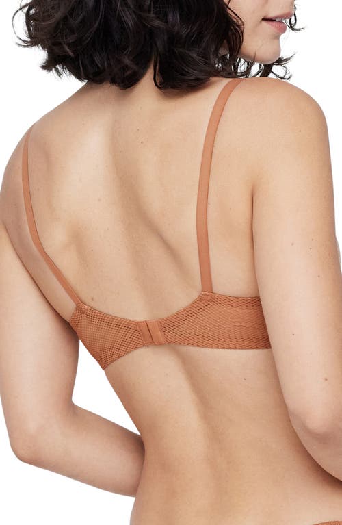 Skarlett Blue Mischief Push-up Bra In Burgundy