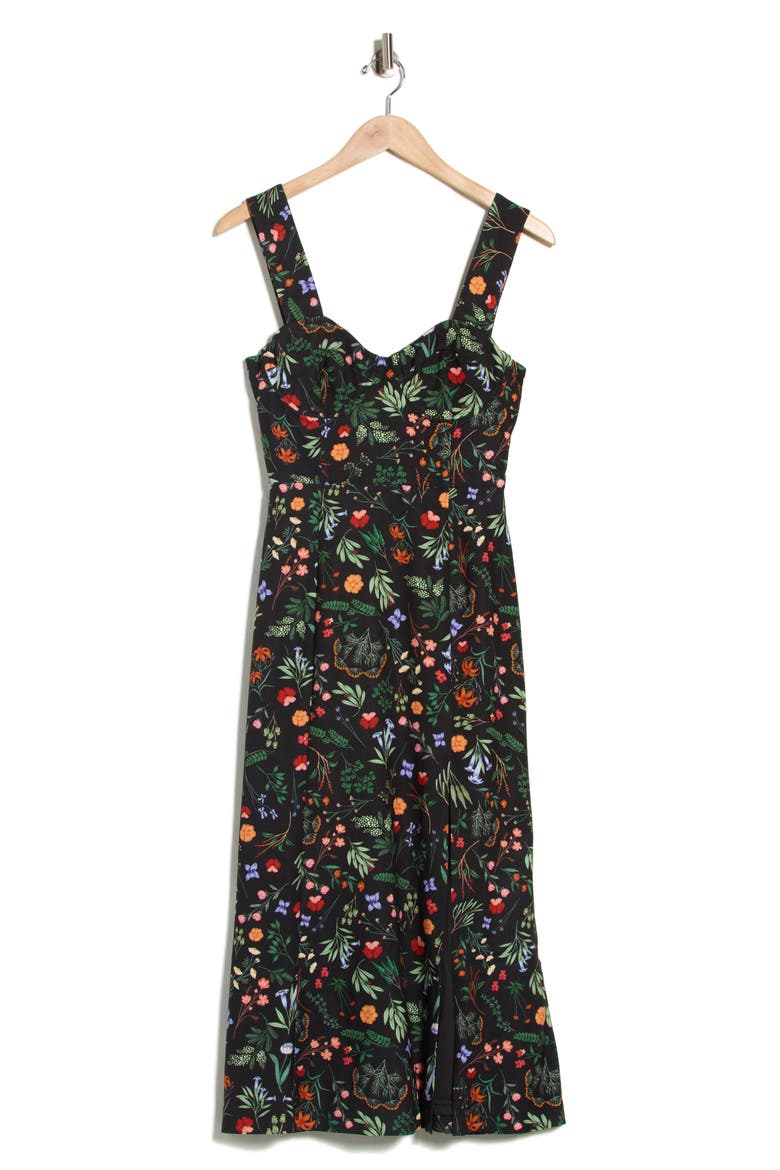 hutch floral slim midi dress Brixton Floral Dress
