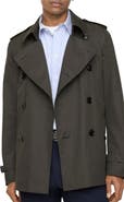 Burberry Extra-short Tropical Gabardine Kensington Trench Coat