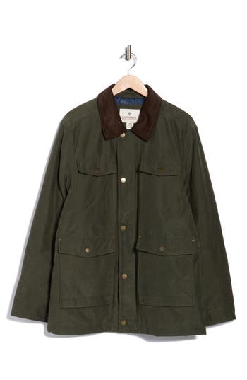 Rainforest The Fireside Waffle Knit Henley In Green