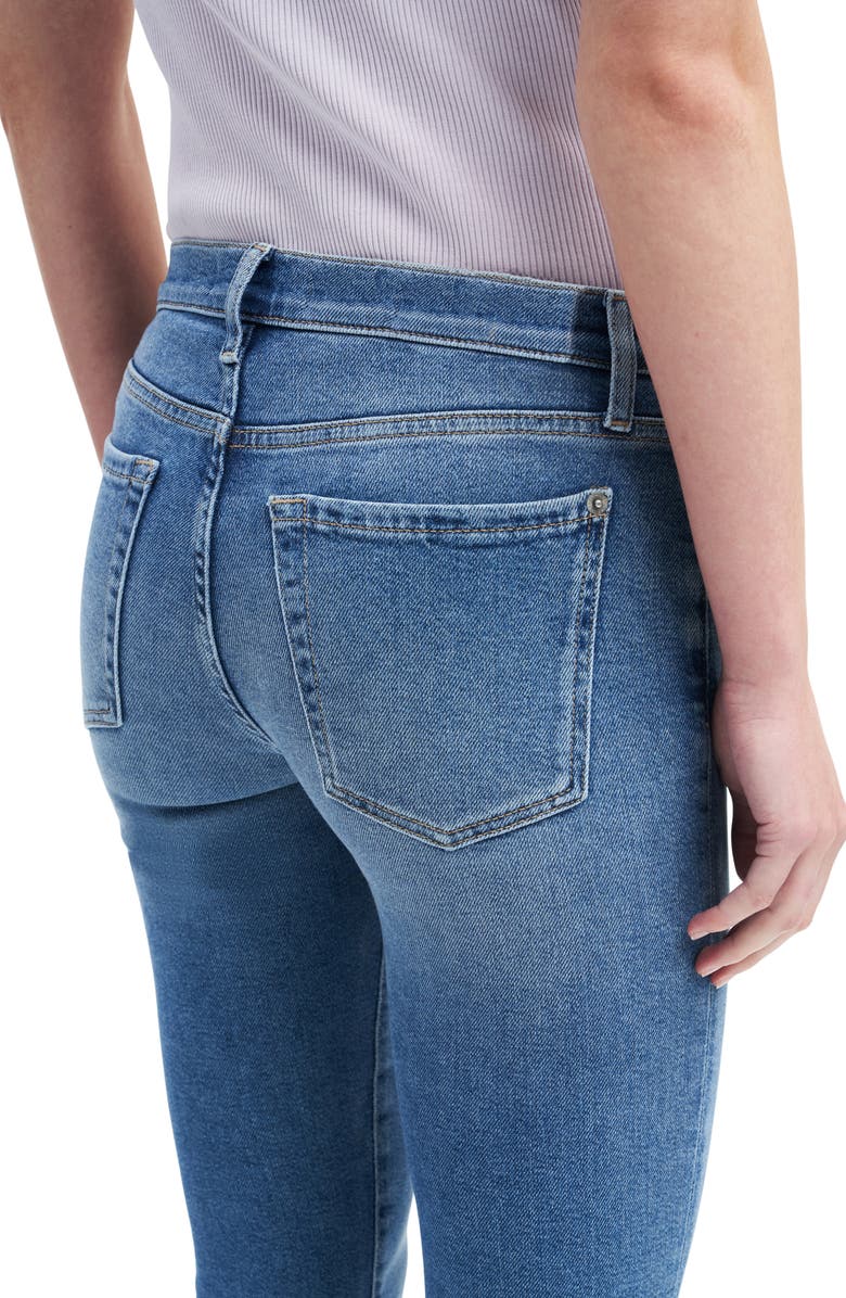 7 For All Mankind Roxanne Raw Hem Ankle Slim Jeans, Alternate, color, 