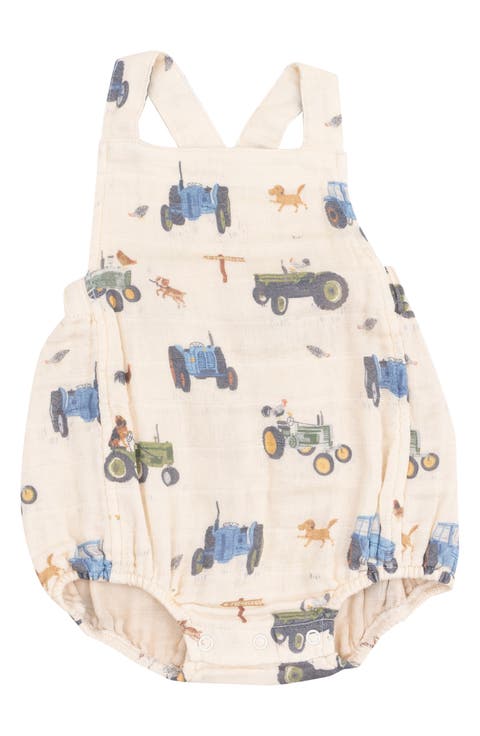 Tractors 'N Friends Organic Cotton Muslin Bodysuit (Baby)