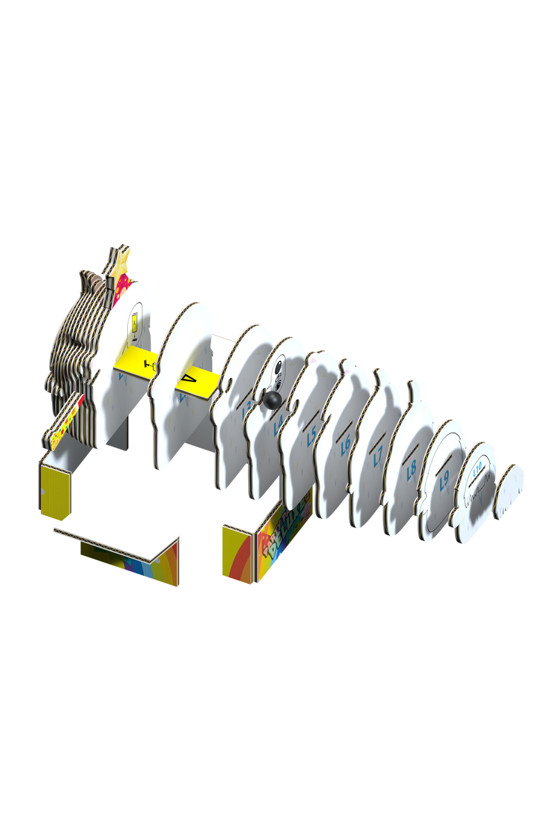 Eugy Puzzles Cat - Cottonball 3D Puzzle, Alternate, color, NO COLOR