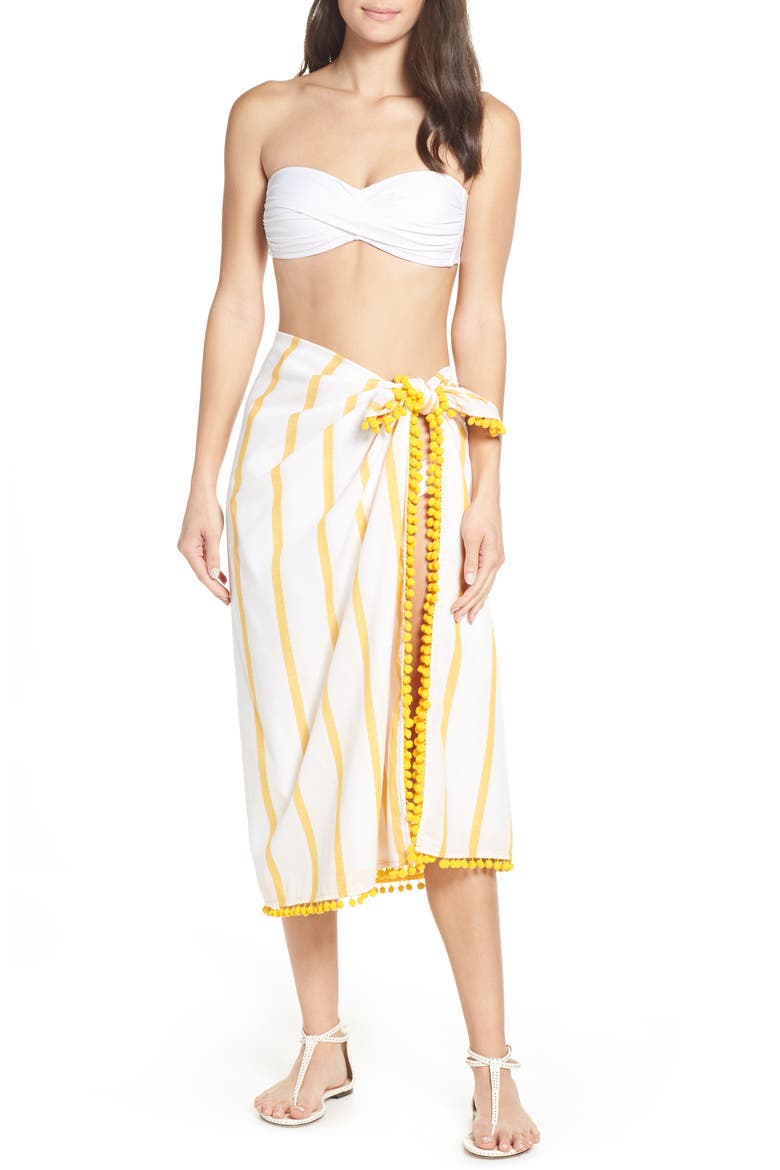 Pompom Sarong, Main, color, AMBER