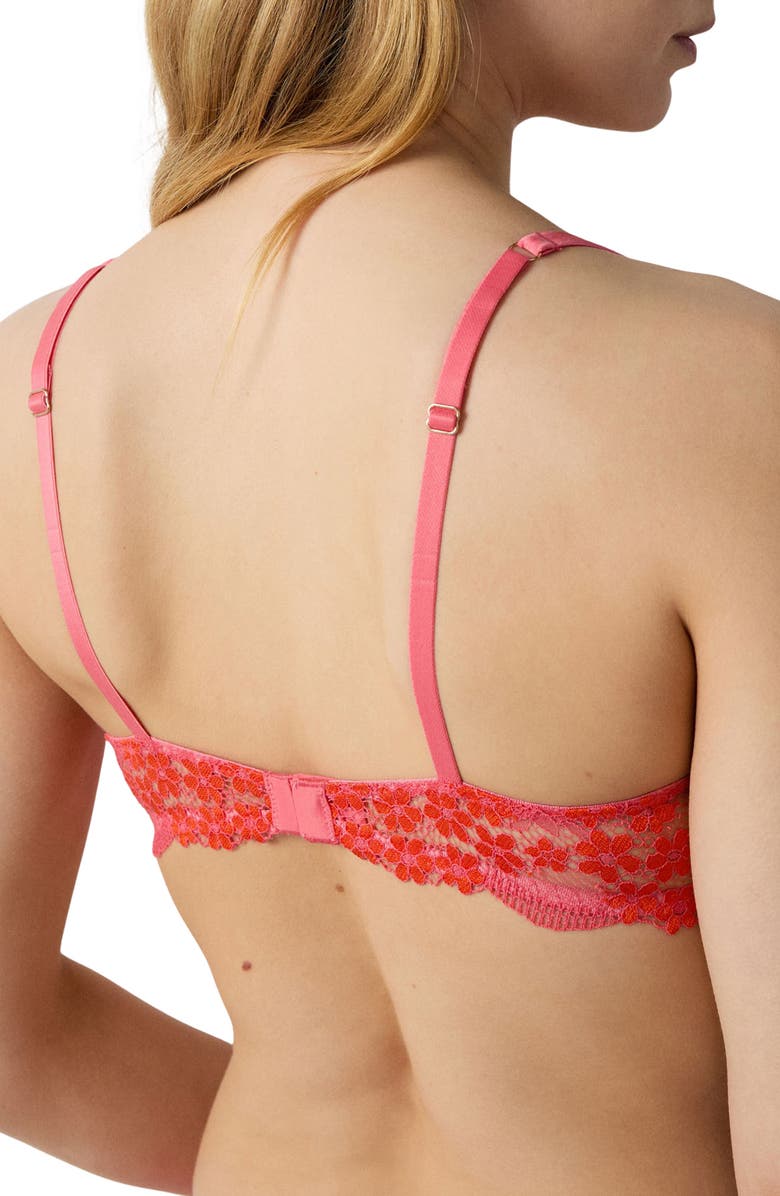 Etam Somptueuse No. 4 Underwire Demi Bra, Alternate, color, Pink