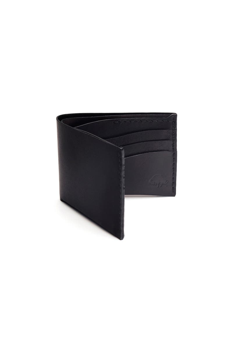 Ezra Arthur No. 8 Classic Bifold Wallet, Main, color, Black
