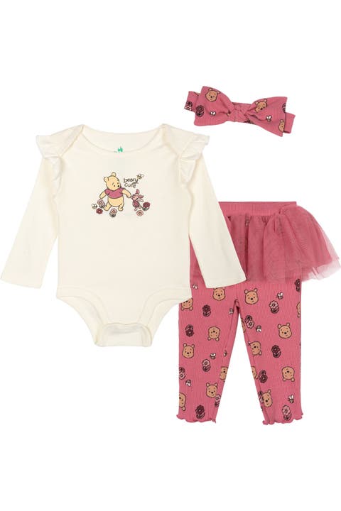 Winnie The Pooh Bodysuit And Tutu Leggings Set (baby)