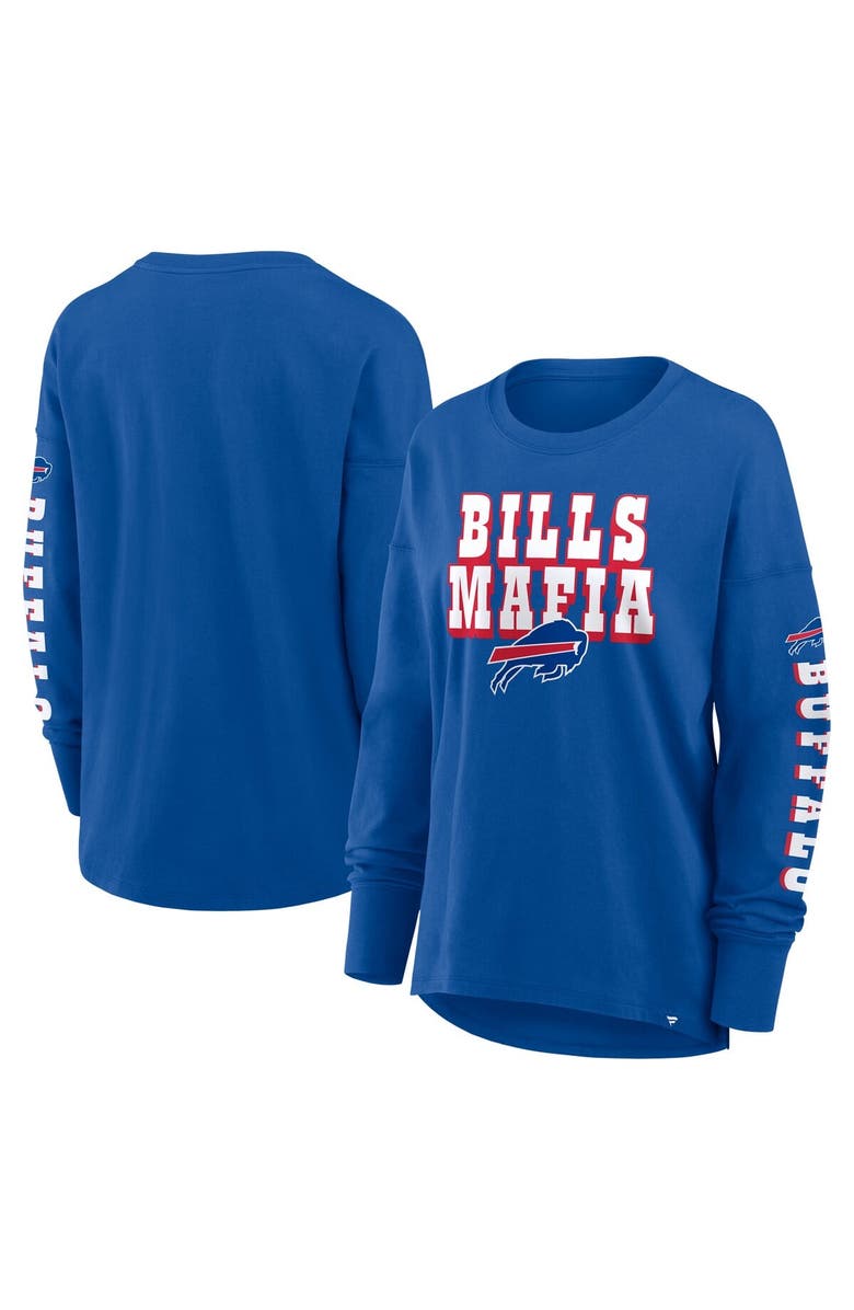 FANATICS Women's Fanatics Royal Buffalo Bills Hometown Legacy Long Sleeve T-Shirt, Main, color, 