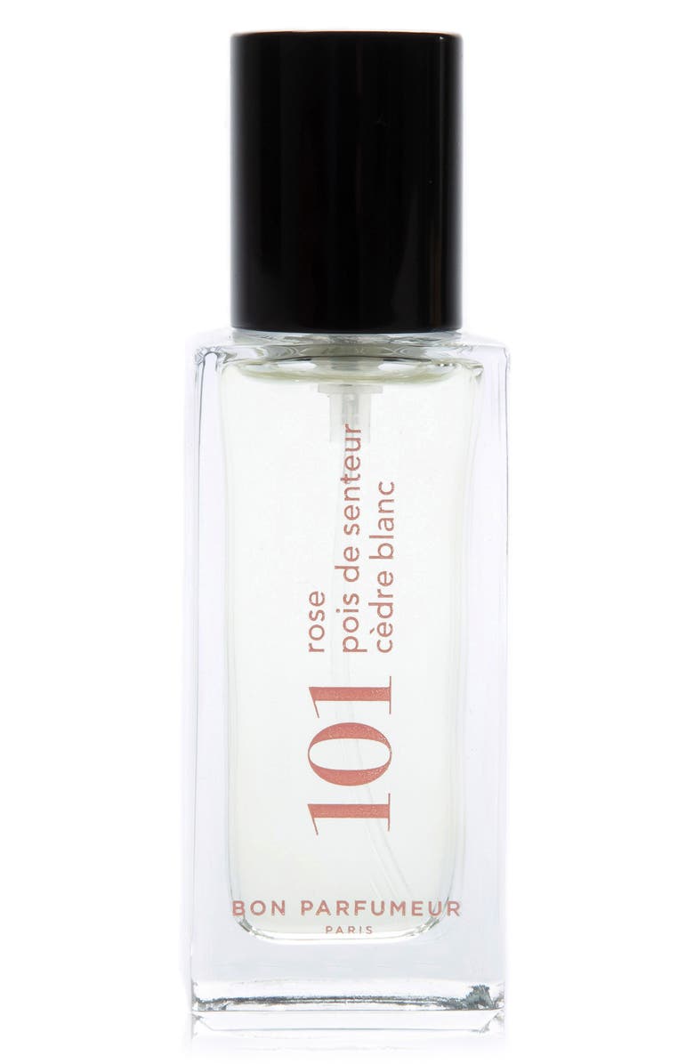 Bon Parfumeur 101 Rose, Sweet Pea & White Cedar Eau de Parfum, Alternate, color,