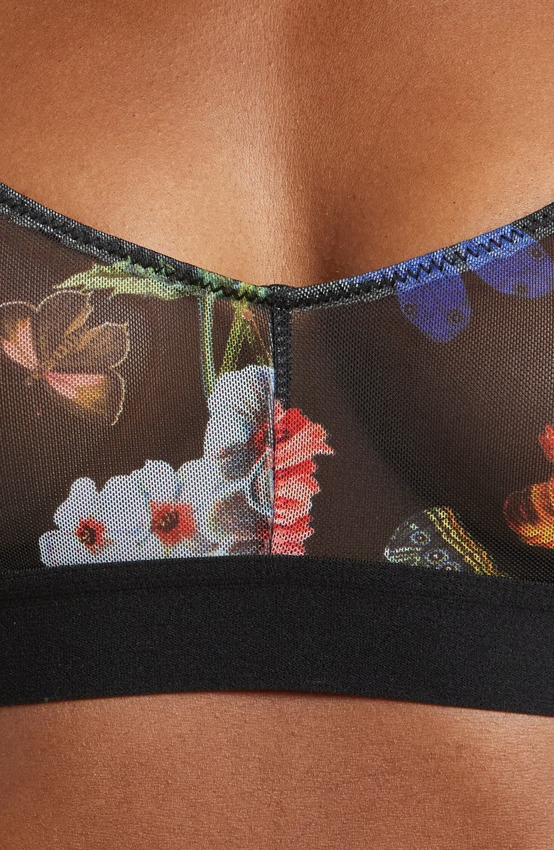 KILO BRAVA Scoop Neck Mesh Bralette, Alternate, color, 