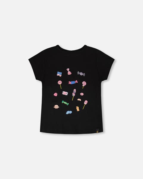 Organic Cotton Jersey Candy Short Sleeve T-Shirt (Toddler, Little Kid & Big Kid)