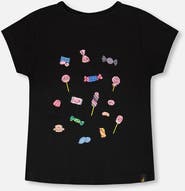 Deux par Deux Organic Cotton Jersey Candy Short Sleeve T-Shirt
