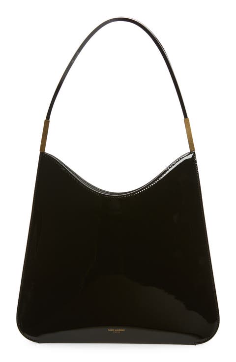 Sac Patent Leather Hobo Bag