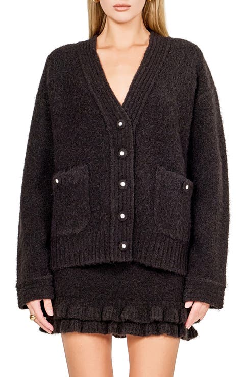 Fuzzy Oversize Cardigan