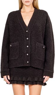 Endless Rose Fuzzy Oversize Cardigan