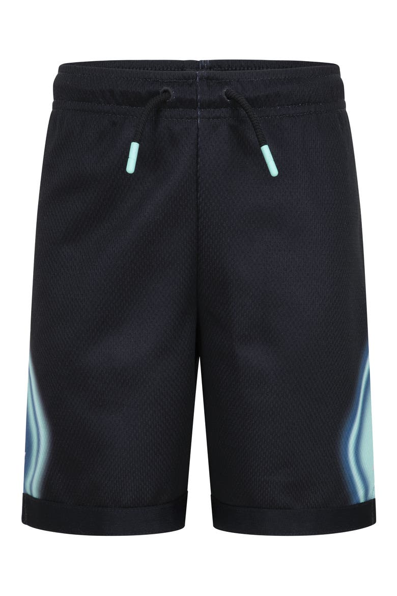 Kids' Diamond Heat Map Basketball Shorts, Main, color, BLACK
