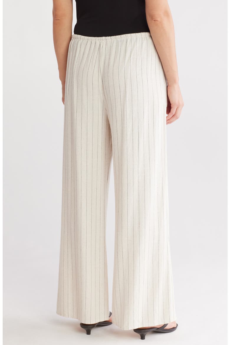 Wide Leg Drawstring Pants, Alternate, color, LINEN