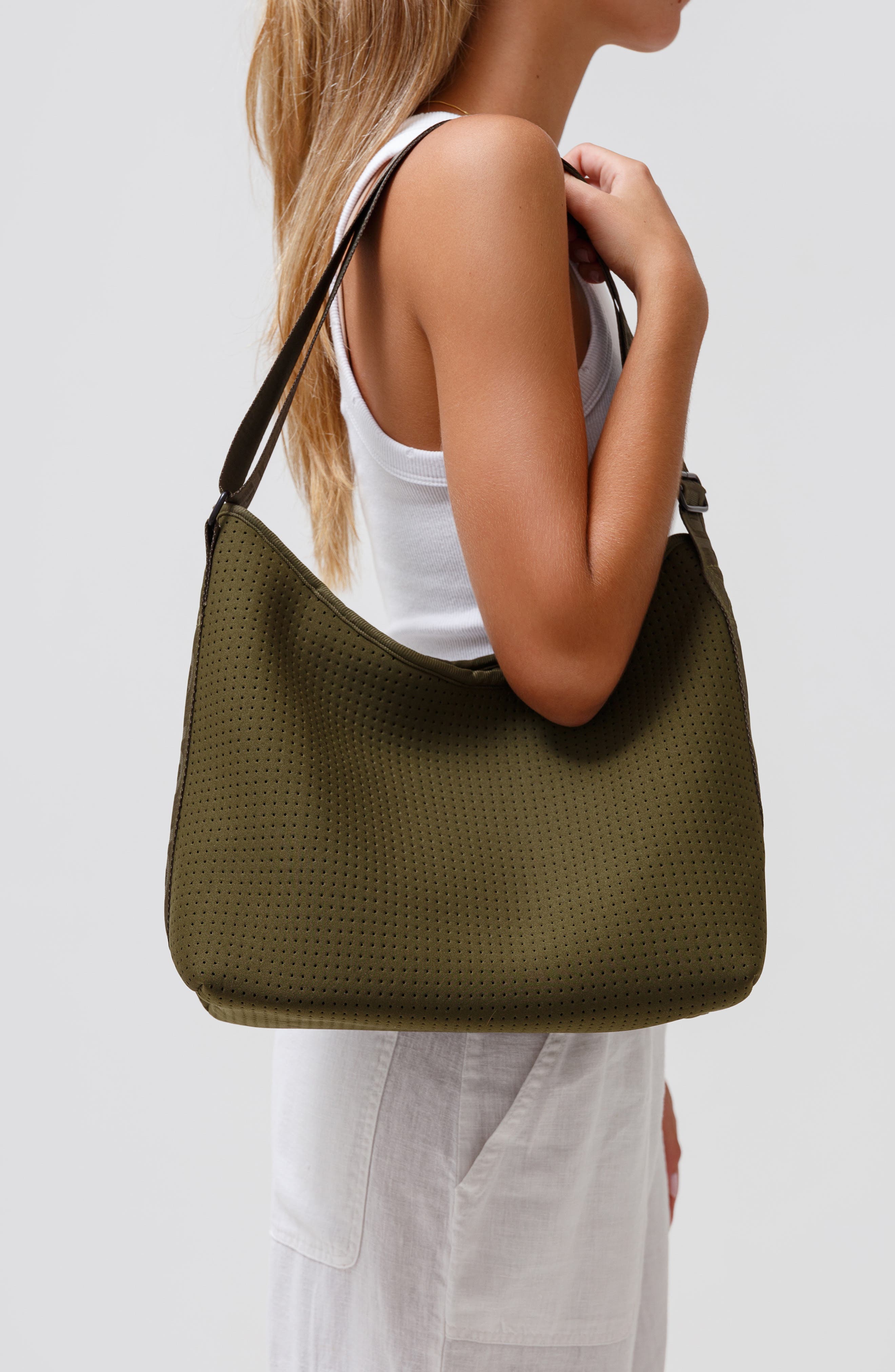 Crossbody Hobo Bag, Alternate, color, GREEN