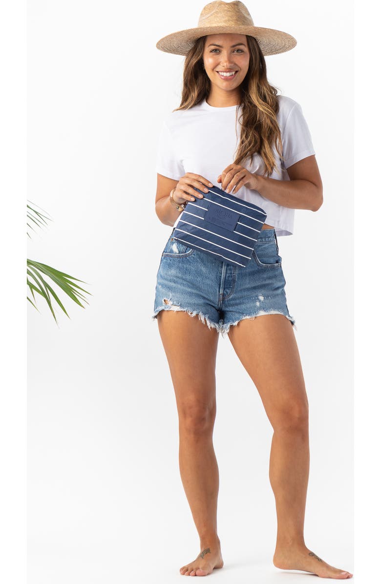 Aloha Collection Small Water Resistant Tyvek<sup>®</sup> Zip Pouch, Alternate, color,