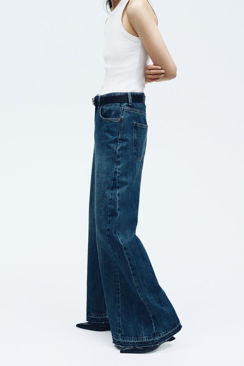 Wide High Jeans, Alternate, color, Denim blue